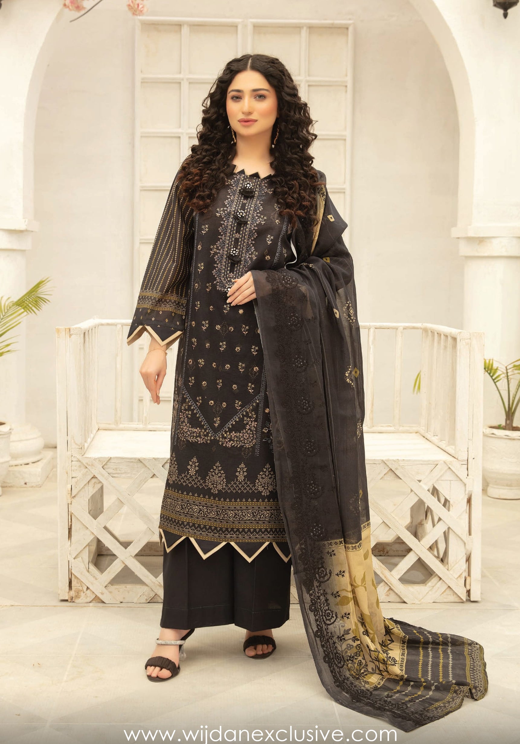 Abisha Digital Printed Bana Doria Embroidered Lawn Collection D-02