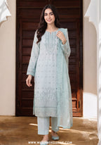 Chand Tara by Wijdan | Unstitched Exclusive Emb Cutdana Jacquard Collection'26 (D-02)