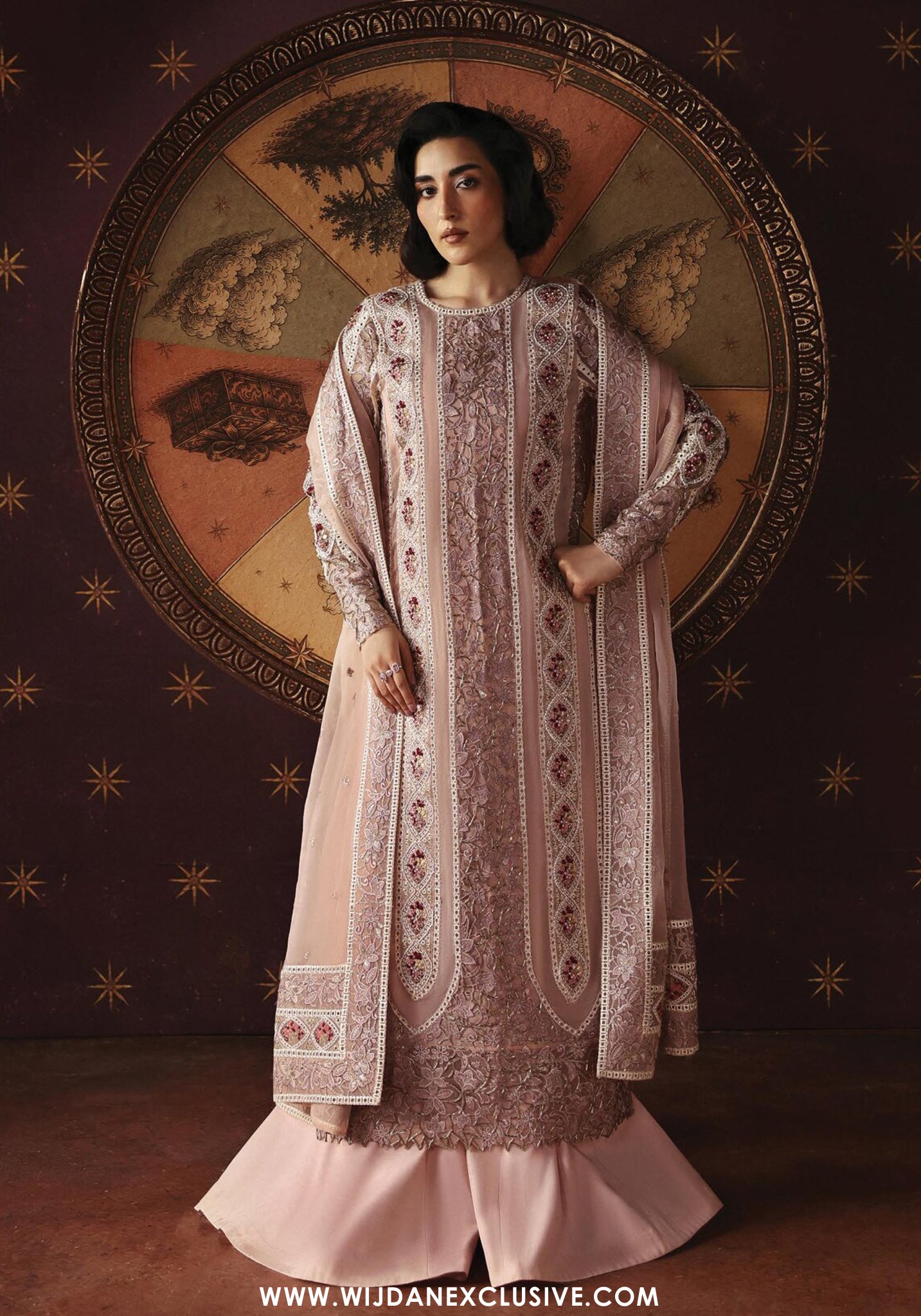 La Fuchsia by Afrozeh | Unstitched  Embroidered Festive Formal Collection - 2026 (HERMIT)