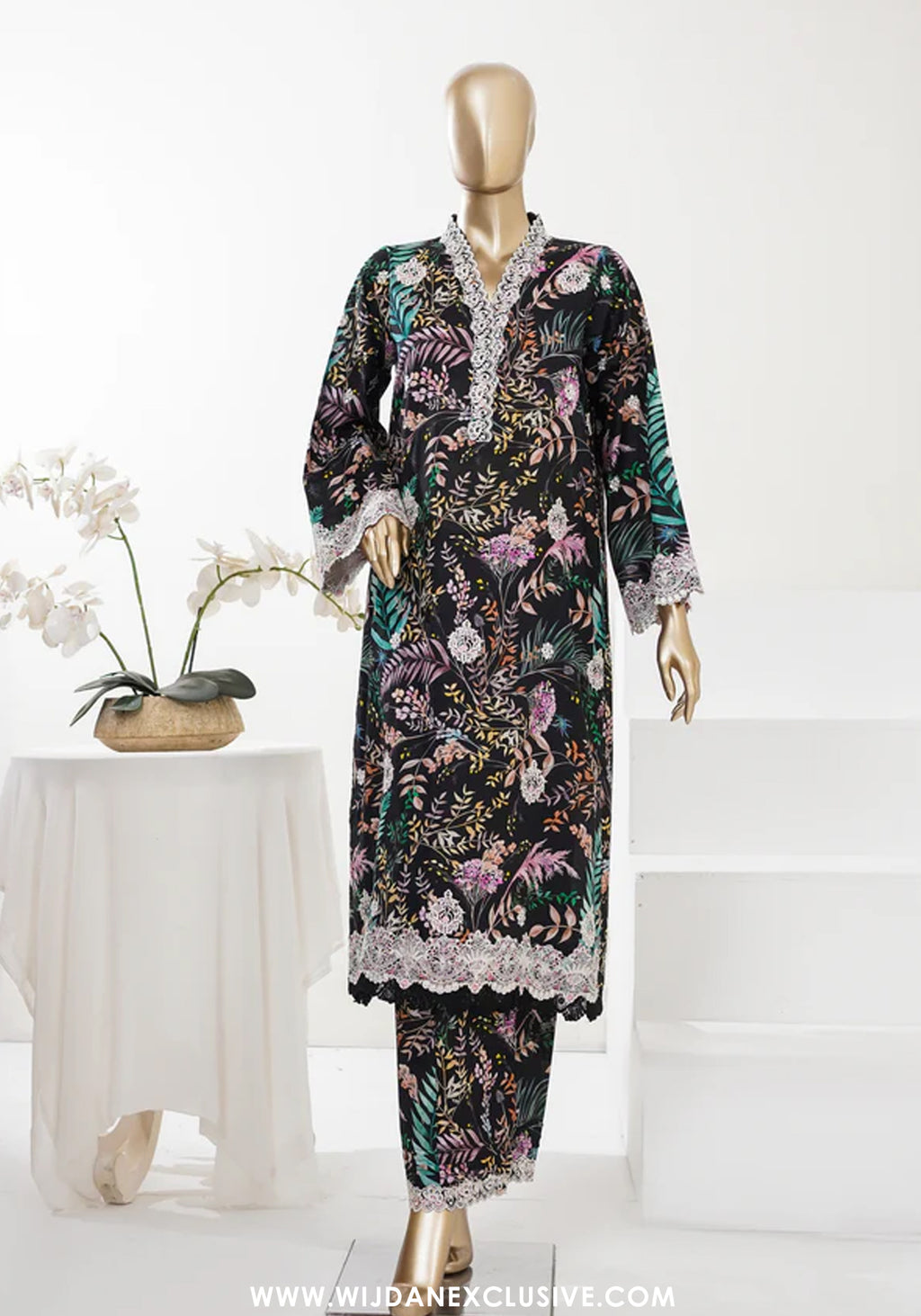 Summer Essentials by Amna Khadija | Stitched Embroidered 2PC Co-Ords Collection - 2026 (D-02)