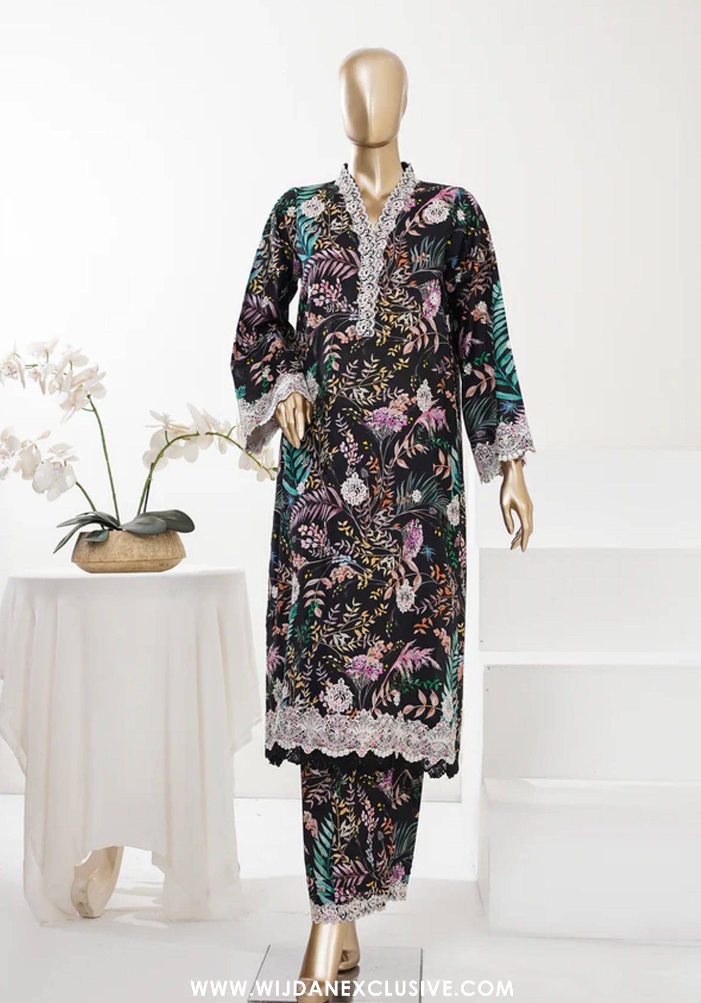 Summer Essentials by Amna Khadija | Stitched Embroidered 2PC Co-Ords Collection - 2026 (D-02)