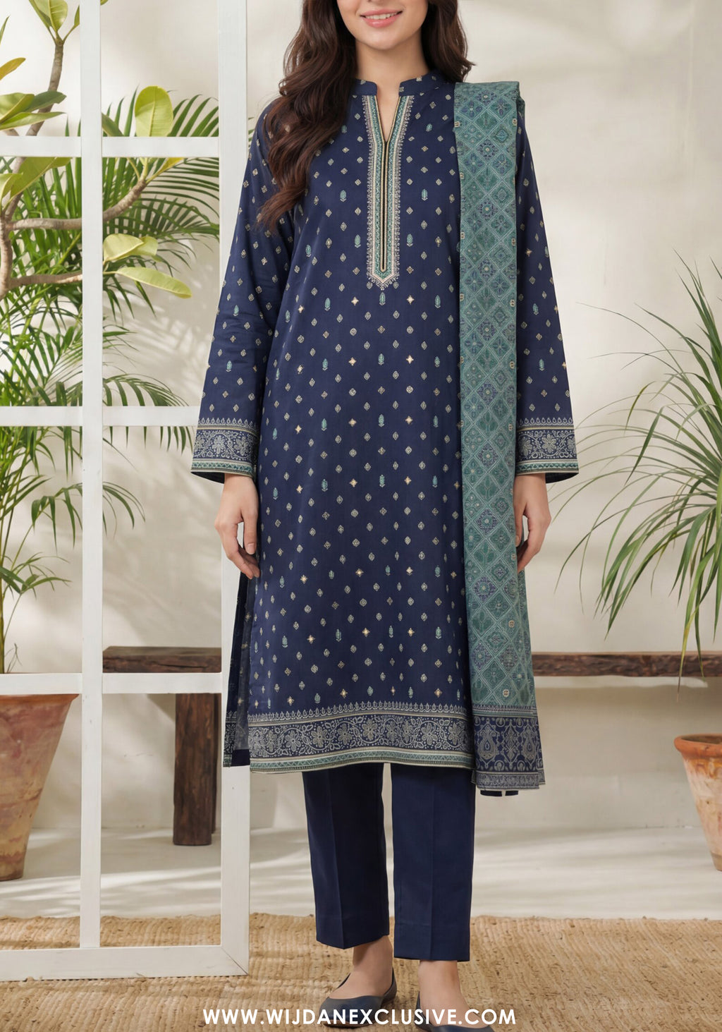 VS Daman unstitched Exclusive Printed Lawn Vol-04 Collection - 2026 (D-848)