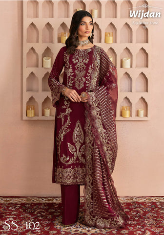 Shehnai Raw Silk Collection'25 Vol-01 by Ramsha SS-102