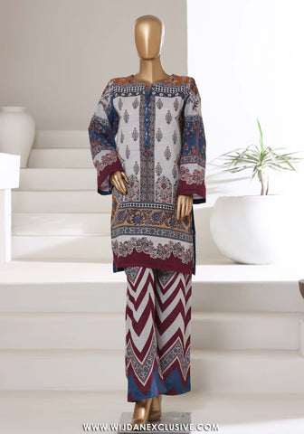 Sadabahar Printed Khaddar 2pc Co-Ord Collection - 2025 D-02