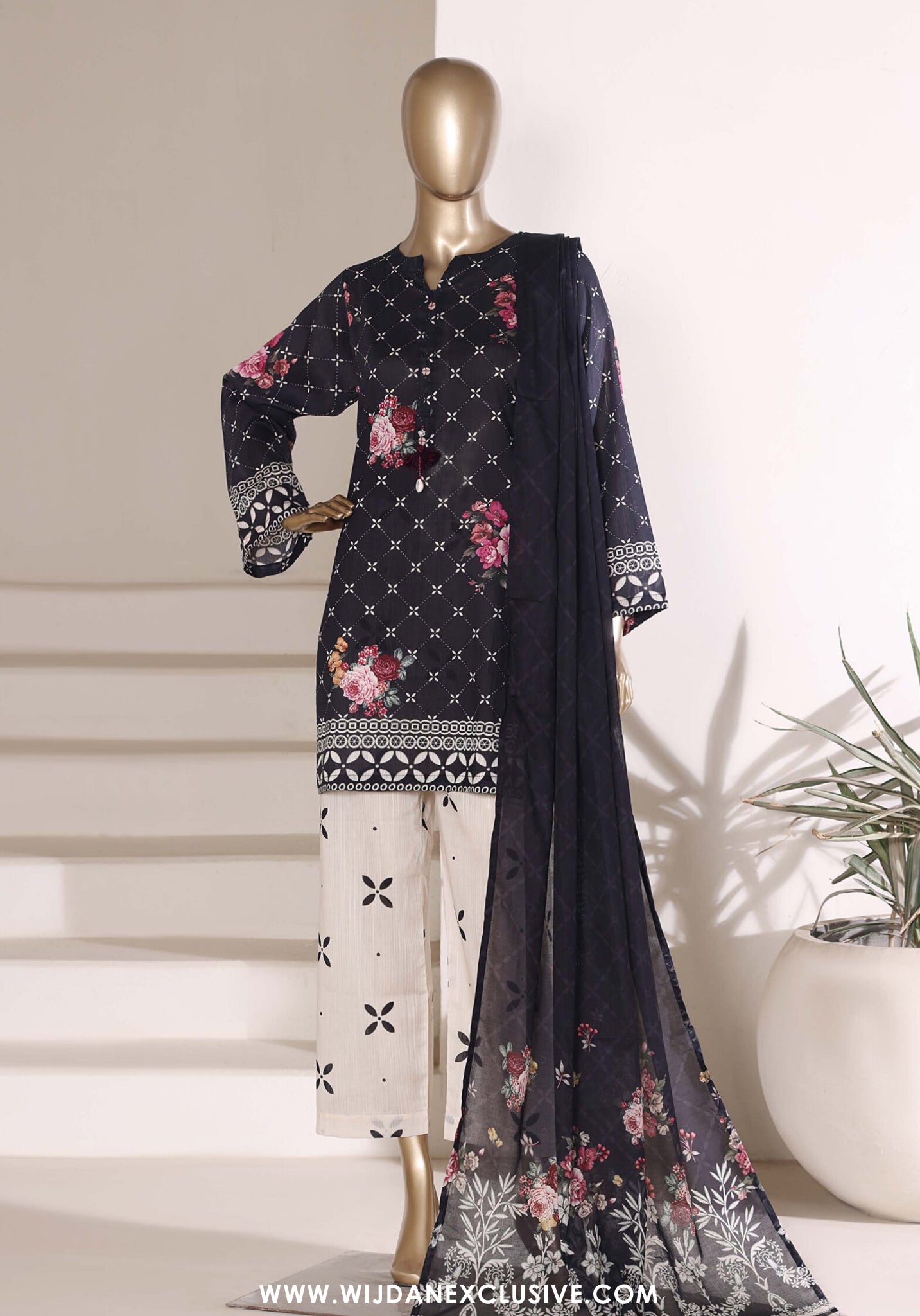 Sadabahar Stitched Printed Lawn Vol-07 Collection - 2026 (D-02)
