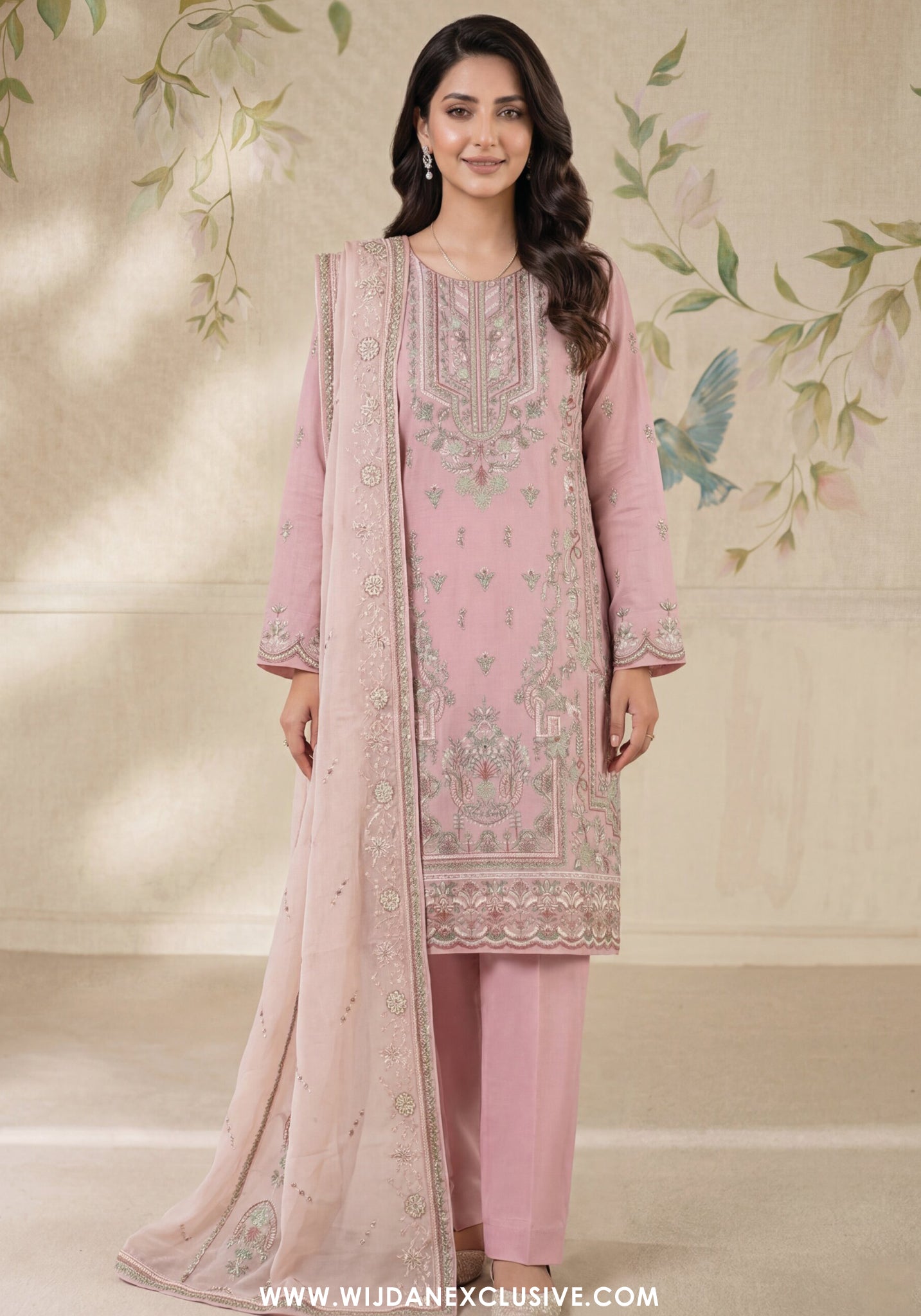 Dhamak by Wijdan | Unstitched Formal Premium Bana Dora Collection - 2026 (D-05)