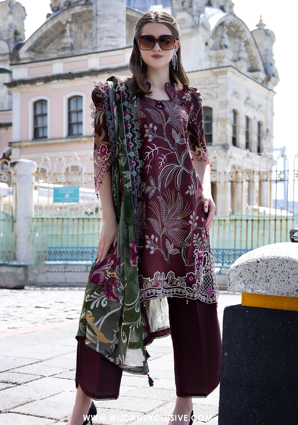 Sunshine Bloom Premium Unstitched Embroidered Collection - 2026 (D-02)