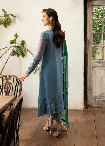 Gulaal Embroidered Chiffon EID Collection'24 HELIA D-02