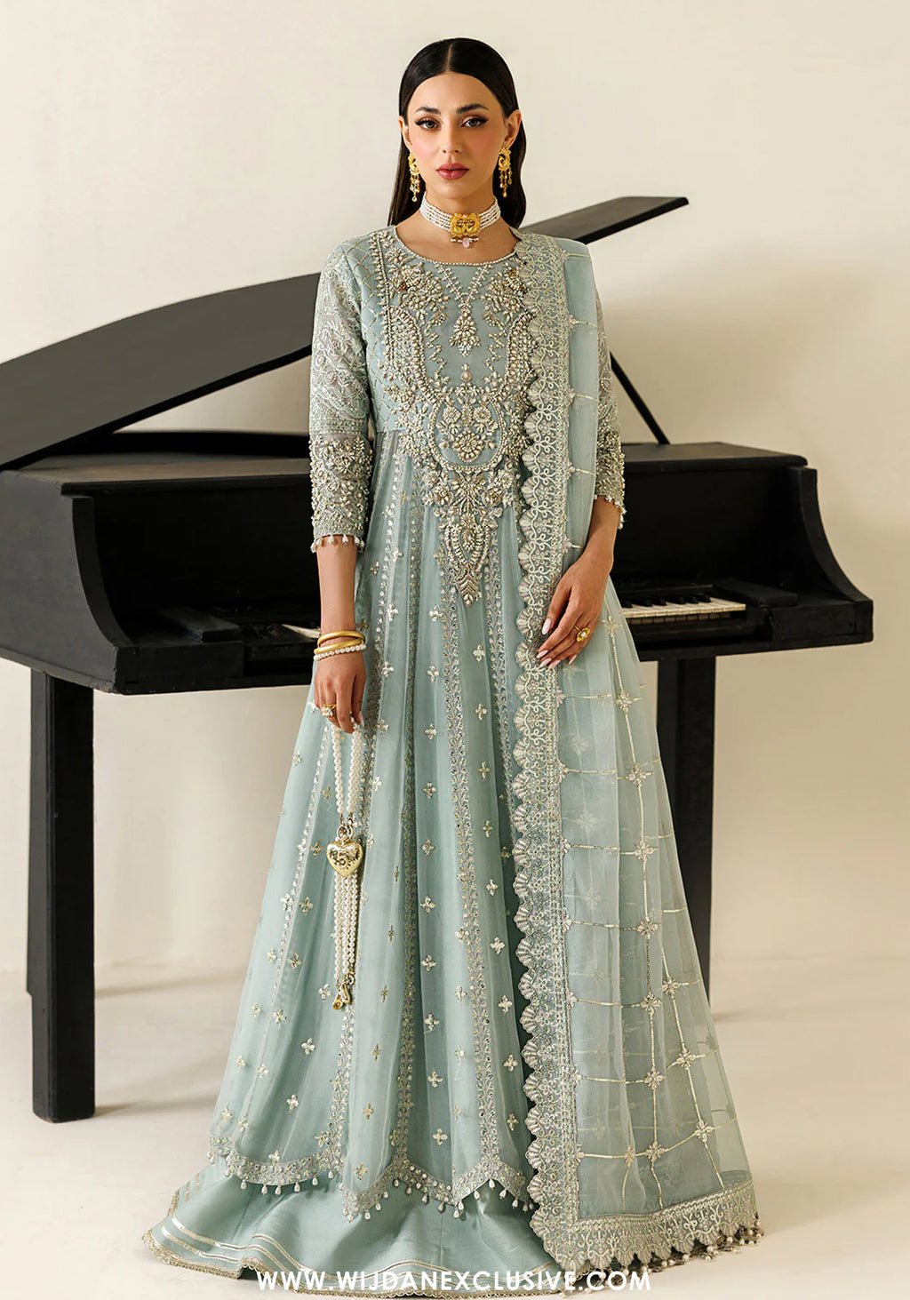 Aymal by Alizeh | Unstitched Formal Handcrafted Bamber Chiffon Edit'26 (SINOOR)