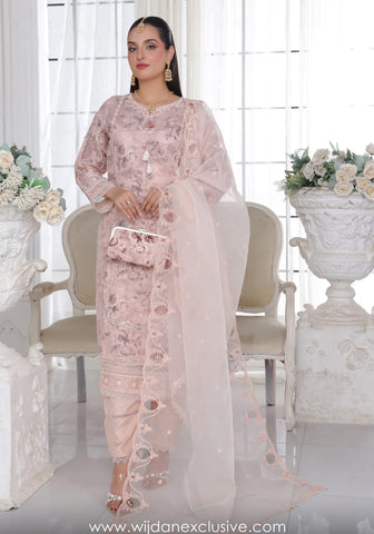 Bint-e-Noor Husna Festive Stitched Formal Collection'25 D-02