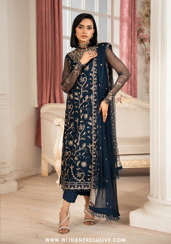 Nafees Unstitched Luxury Formals Collection - 2025 by Zarif ZNAF-02