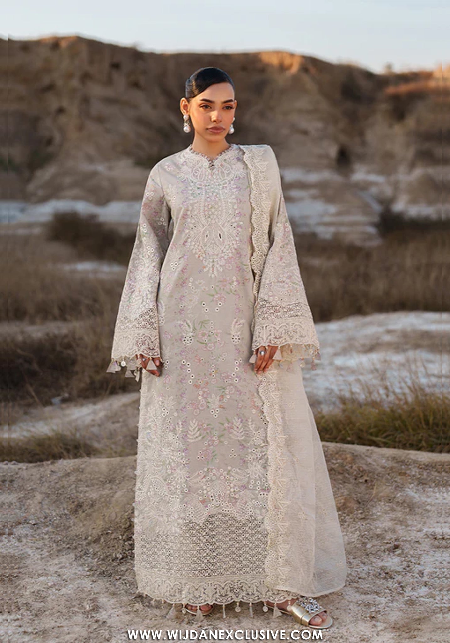Sunlit Groove by Emaan Adeel | Unstitched Luxury Lawn Collection - 2026 (MEHVES)