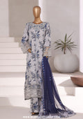 Sadabahar Stitched Festive Embroidered Viscose Collection - 2025 (ICE BLUE)