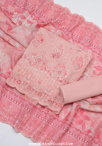 Bin Saeed Unstitched Embroidered Cambric Lawn Collection - 2026 (D-02)