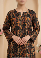 Travel Time by Amna Khadija | 2pc Stitched Printed Lawn Collection - 2026 (D-01)