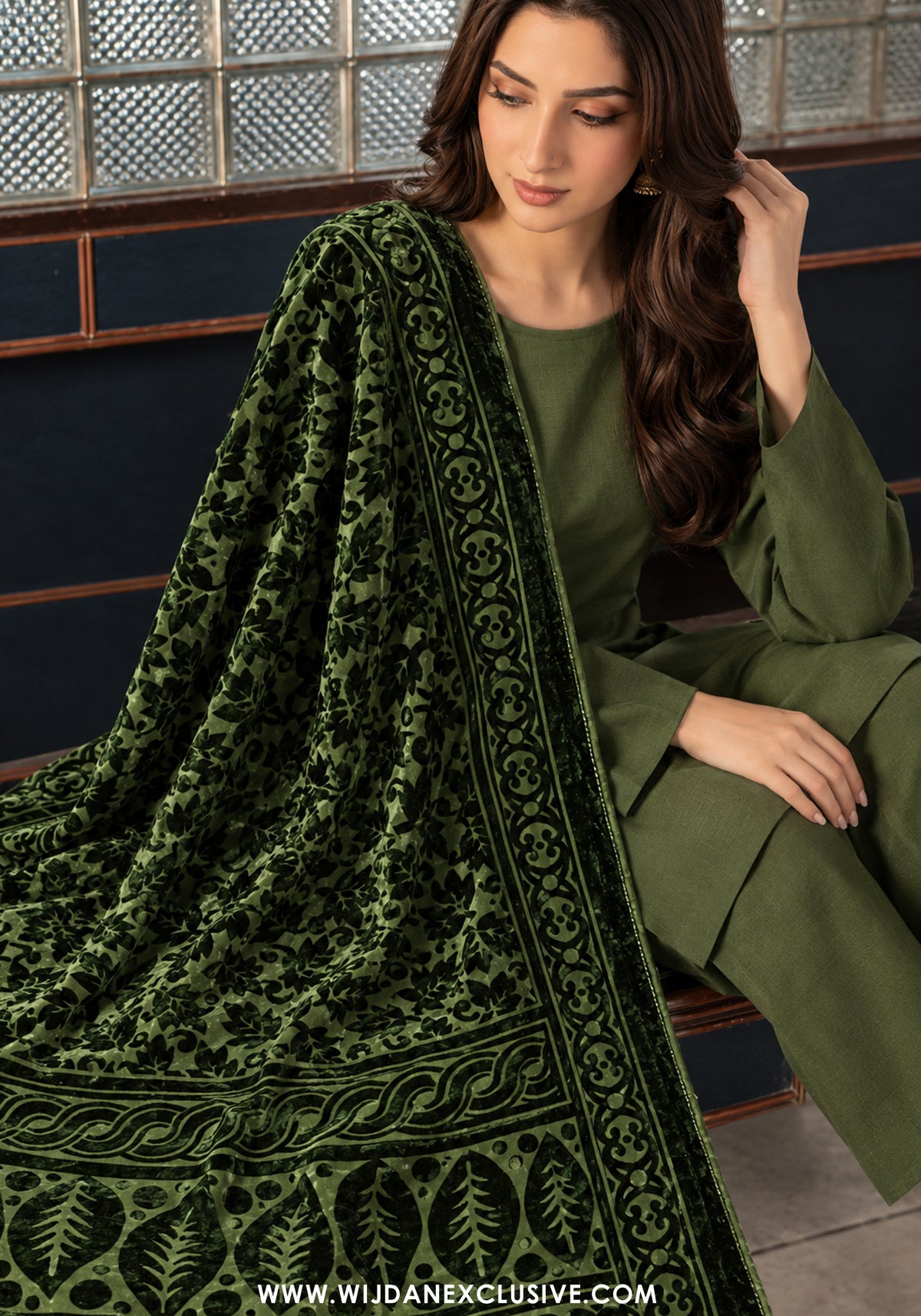 Raagni by Wijdan | Unstitched Palachi Shawl Collection - 2026 (D-02)