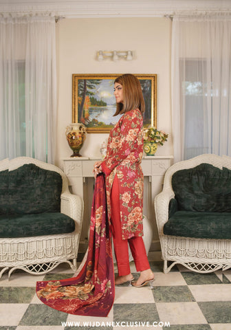 Sephora Unstitched Leather Zari Printed Collection - 2025 Series-V D-06