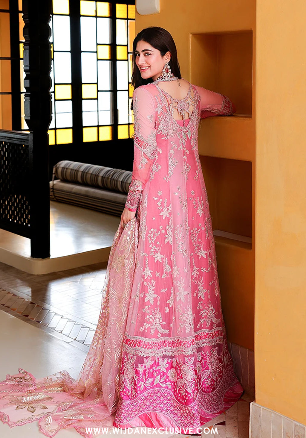 Bachelorette Chronicles by Mushq | Unstitched Embroidered Chiffon Collection'26 (PINK PROMISE)