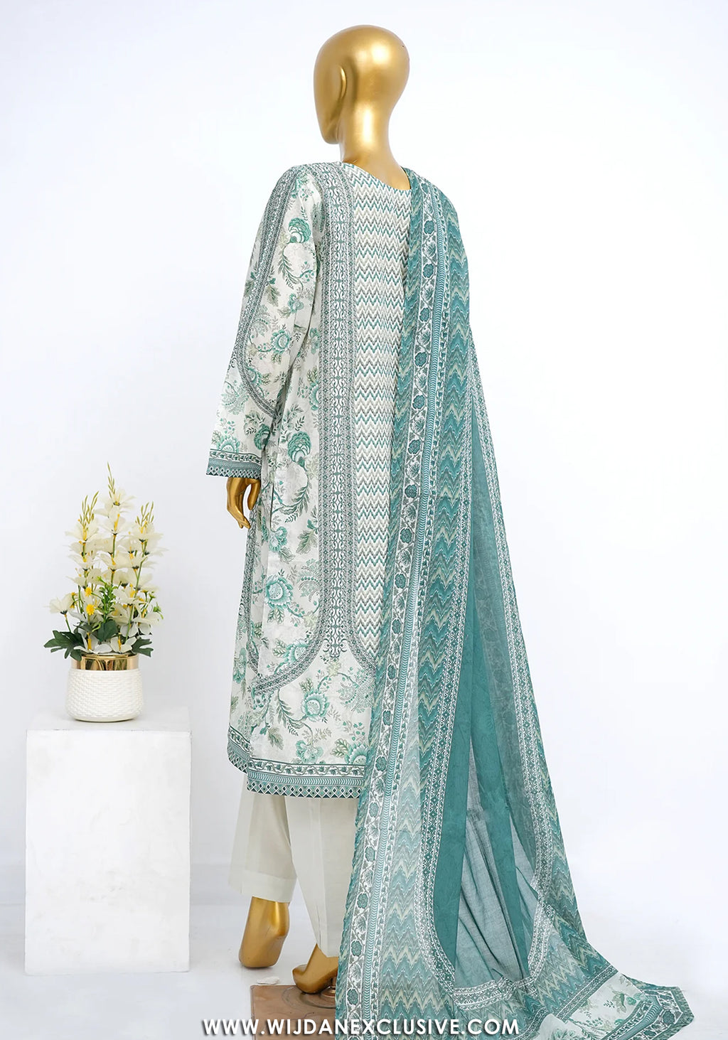 Bin Saeed Stitched Exclusive Printed Lawn Vol-09 Collection – 2026 (D-02)