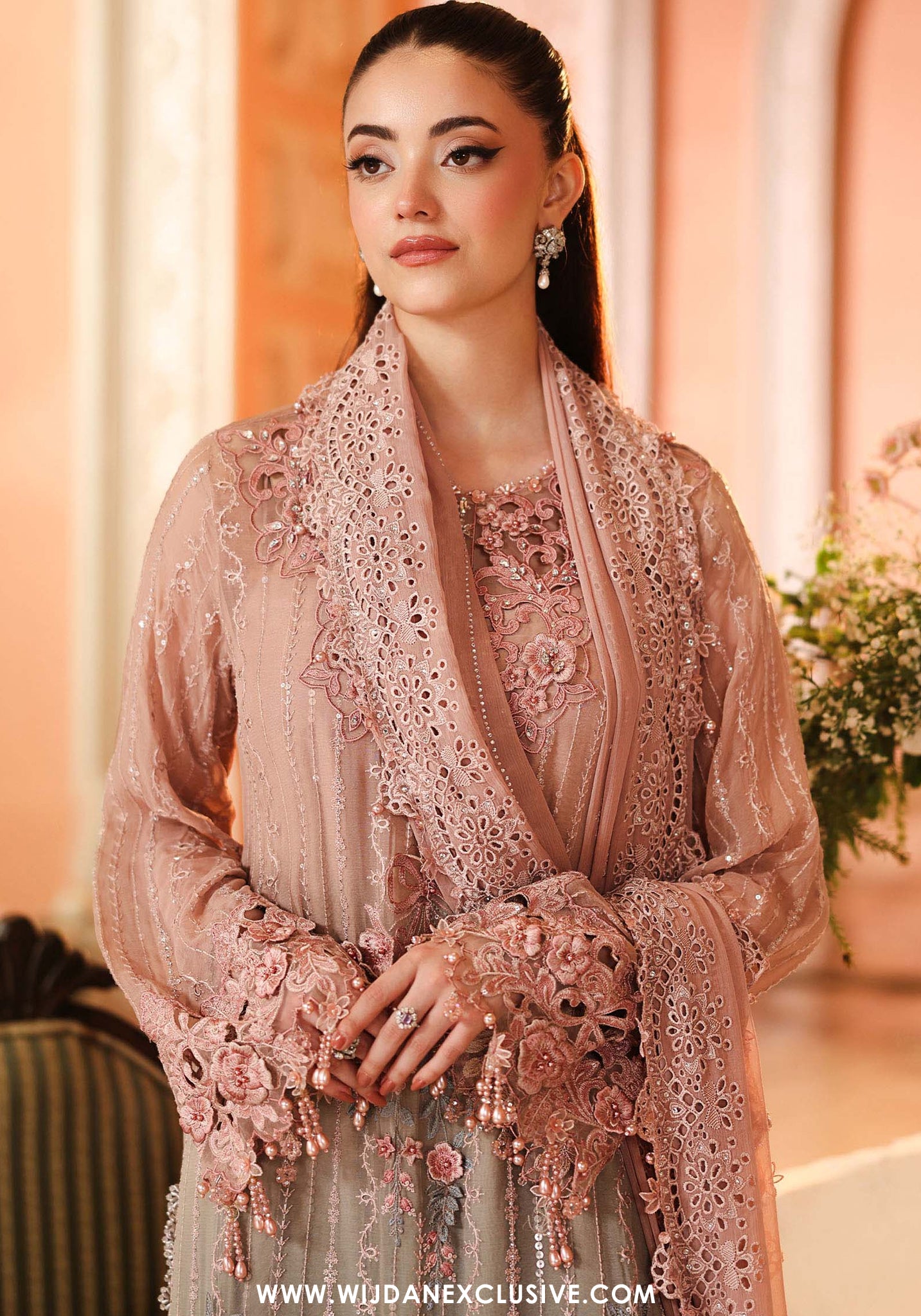 Royale Tea Affair by Maria.B | Unstitched Chiffon Formal Collection - 2026 (D-02)