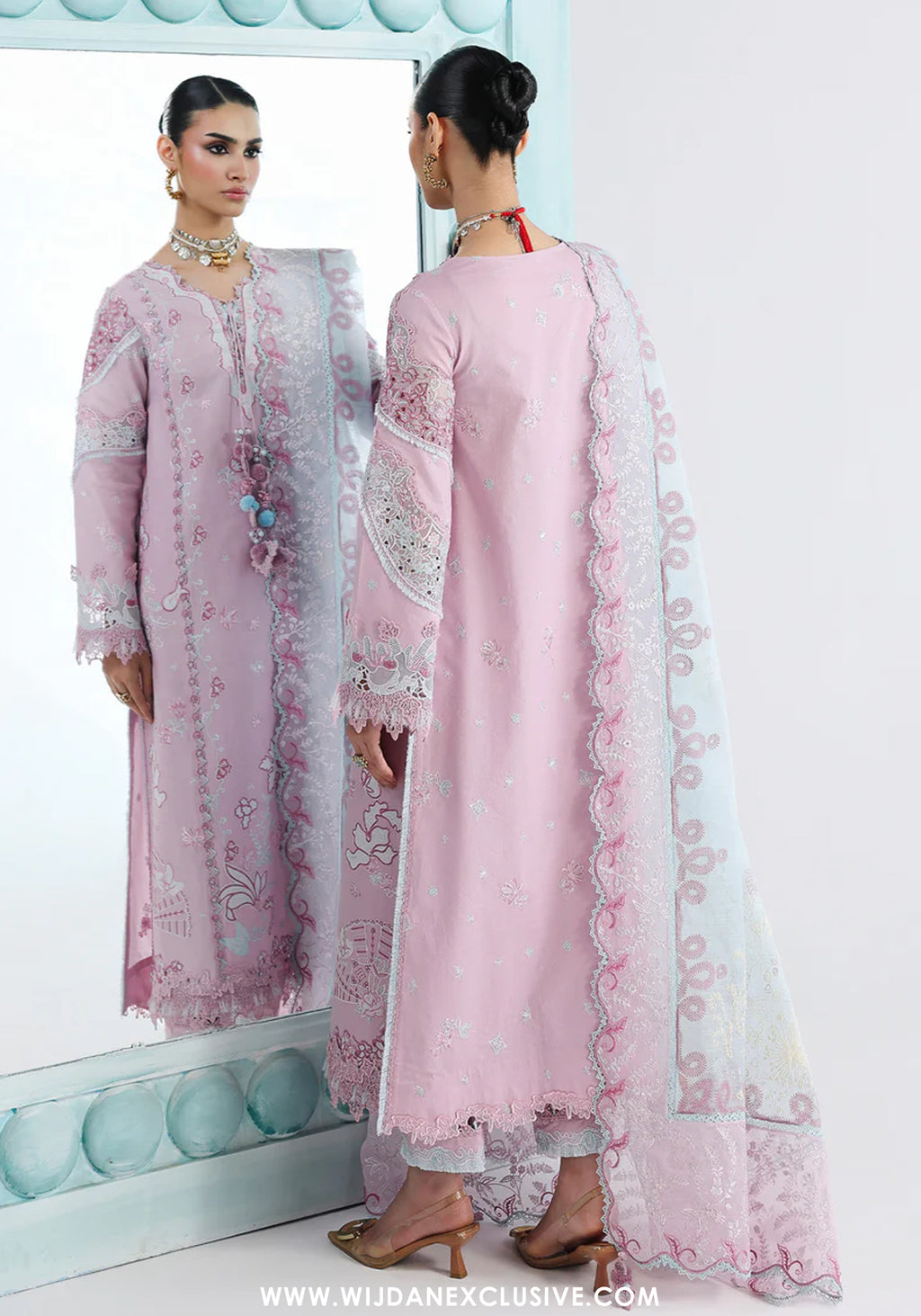 Qalamkar Unstitched Embroidered Festive Lawn Collection - 2026 (ISANE)