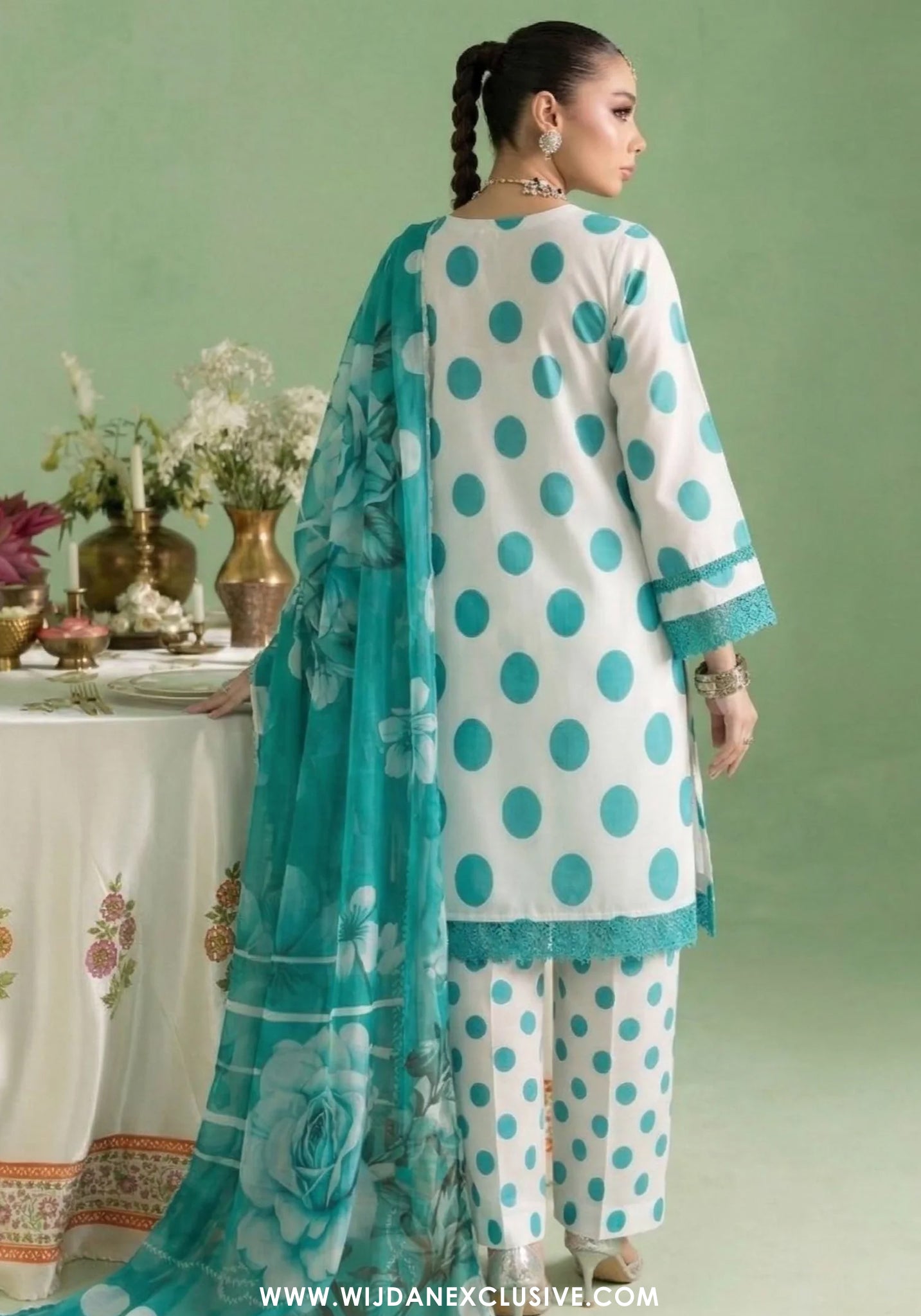 A Dots by Aalaya | Unstitched Printed Lawn Vol-02 Collection - 2026 (D-02)