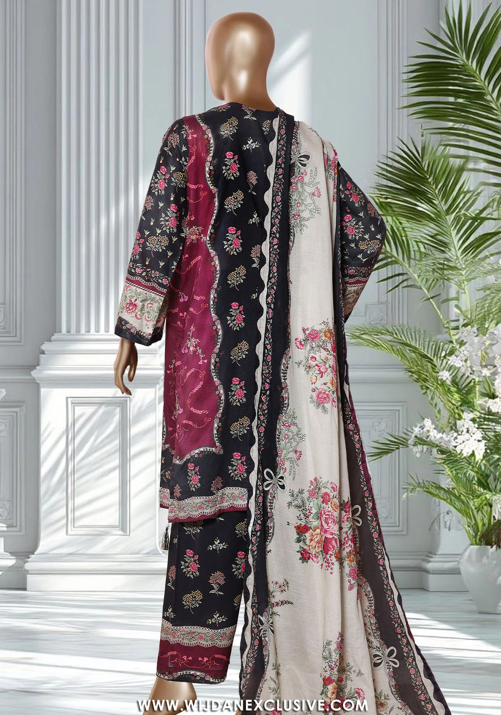 Bin Saeed Stitched Exclusive Printed Lawn Vol-V Collection - 2026 (D-02)