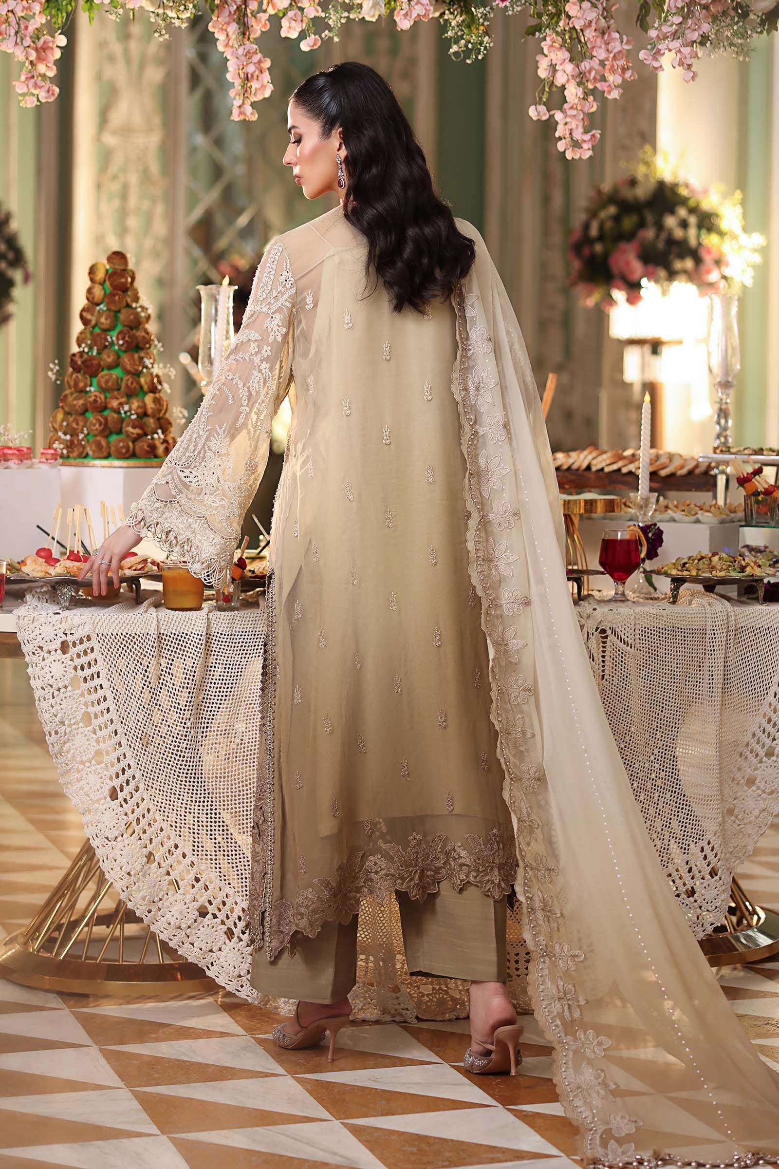 Tea Affair by Maria.B | Unstitched Formal Embroidered Chiffon Collection - 2026 (D-03)