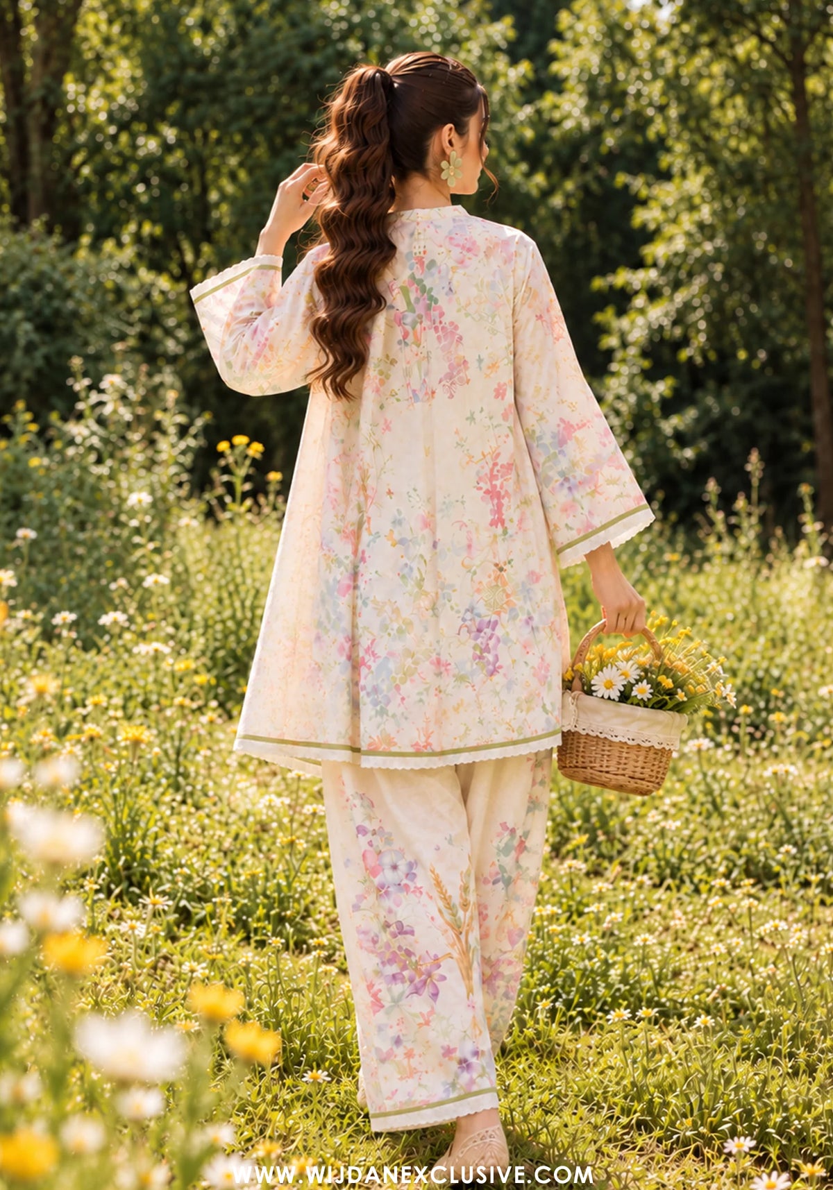 Fairy Meadows by Amna Khadija | Stitched Cotton Co-ord Set Collection - 2026 (D-03)