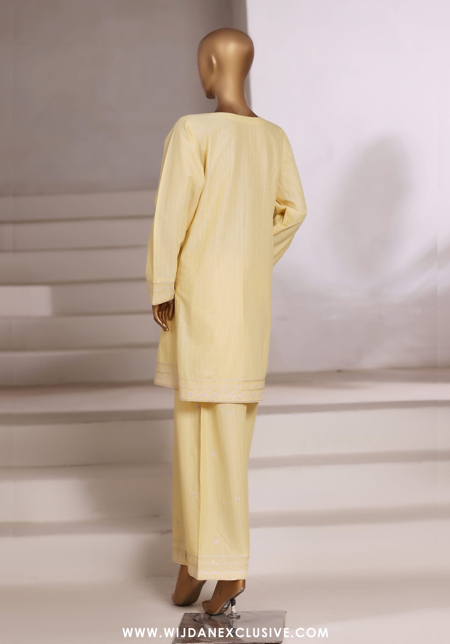 Sadabahar Vybe Stitched 2PC Embroidered Sets Vol-II Collection - 2025 (YELLOW)