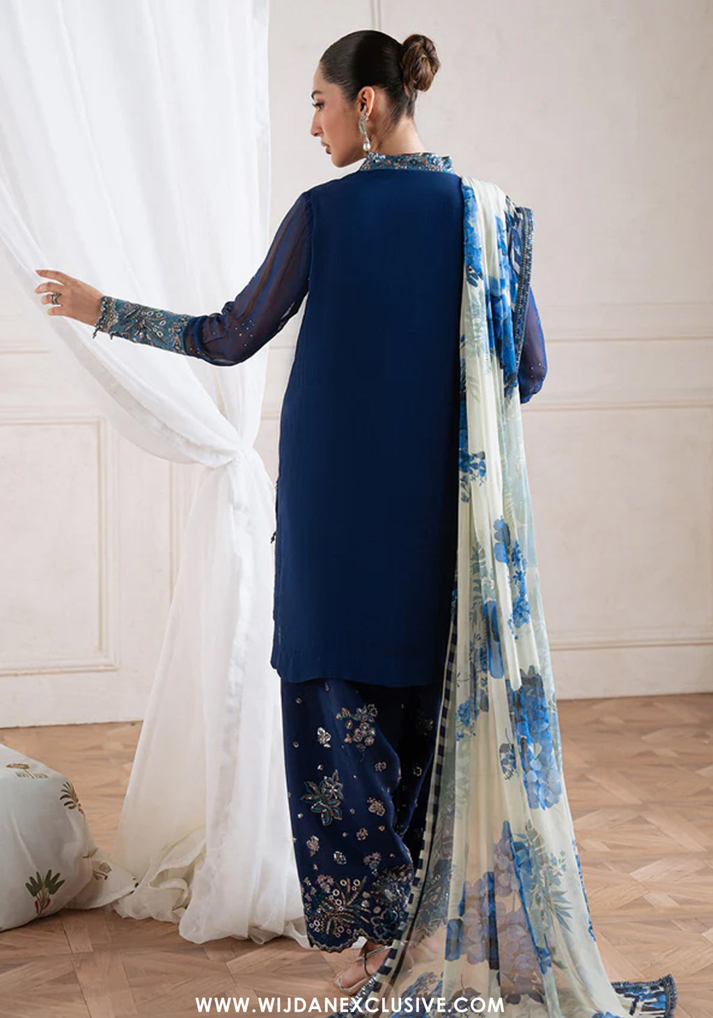 Amaya by Nureh  | Unstitched Embroidered Luxury Formal Chiffon Collection - 2026 (AM-37)