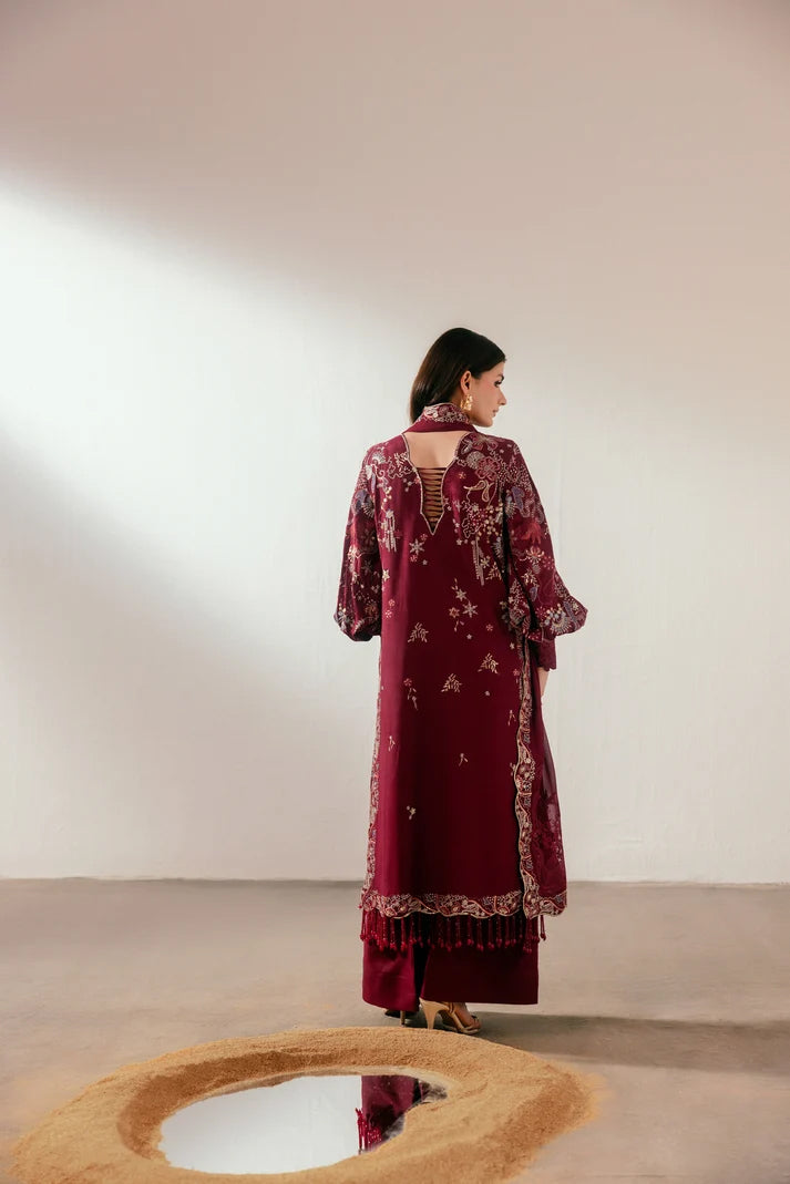 Florent Unstitched Embroidered Luxe Silk Formal Collecttion - 2026 (ELAN)