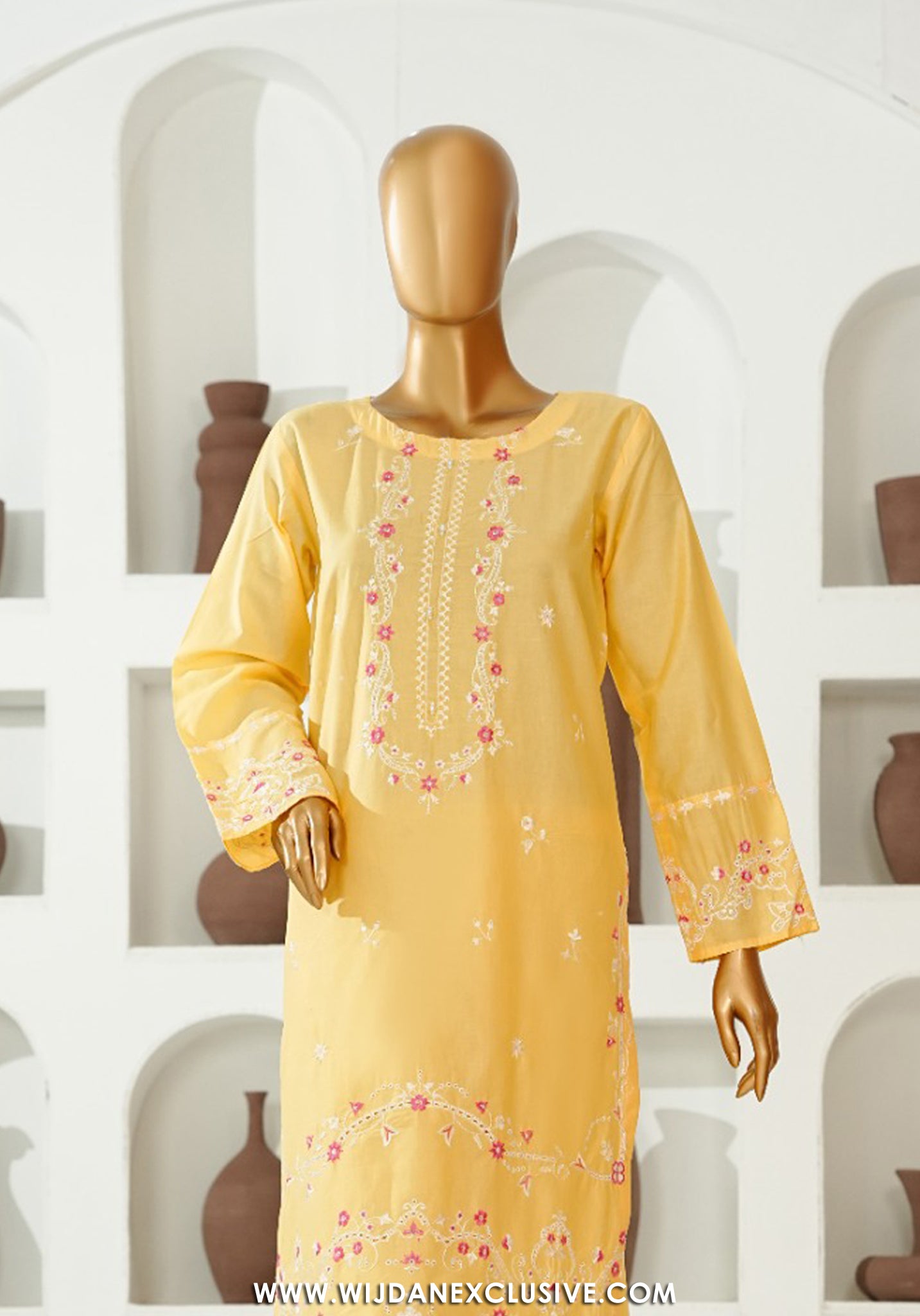 Aaramé Stitched 2PC Co-ords Cotton Embroidered Collection - 2026 (D-02)