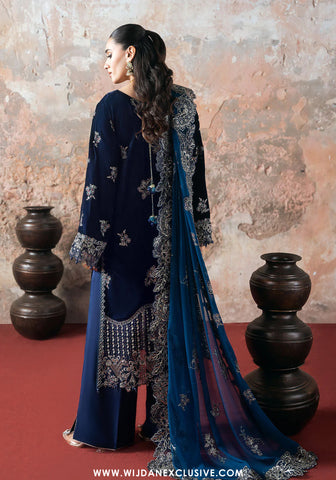 Ramsha Unstitched Luxury Velvet Embroidered Collection Vol - 07 (D-03)