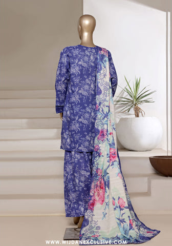 Sadabahar Stitched Printed Cotton Farshi Shalwar Collection - 2025 Vol-02 (Twilight)