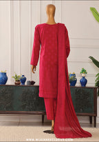 HZ Exclusive Unstitched Mid Summer Embroidered Slub Lawn EMC-39