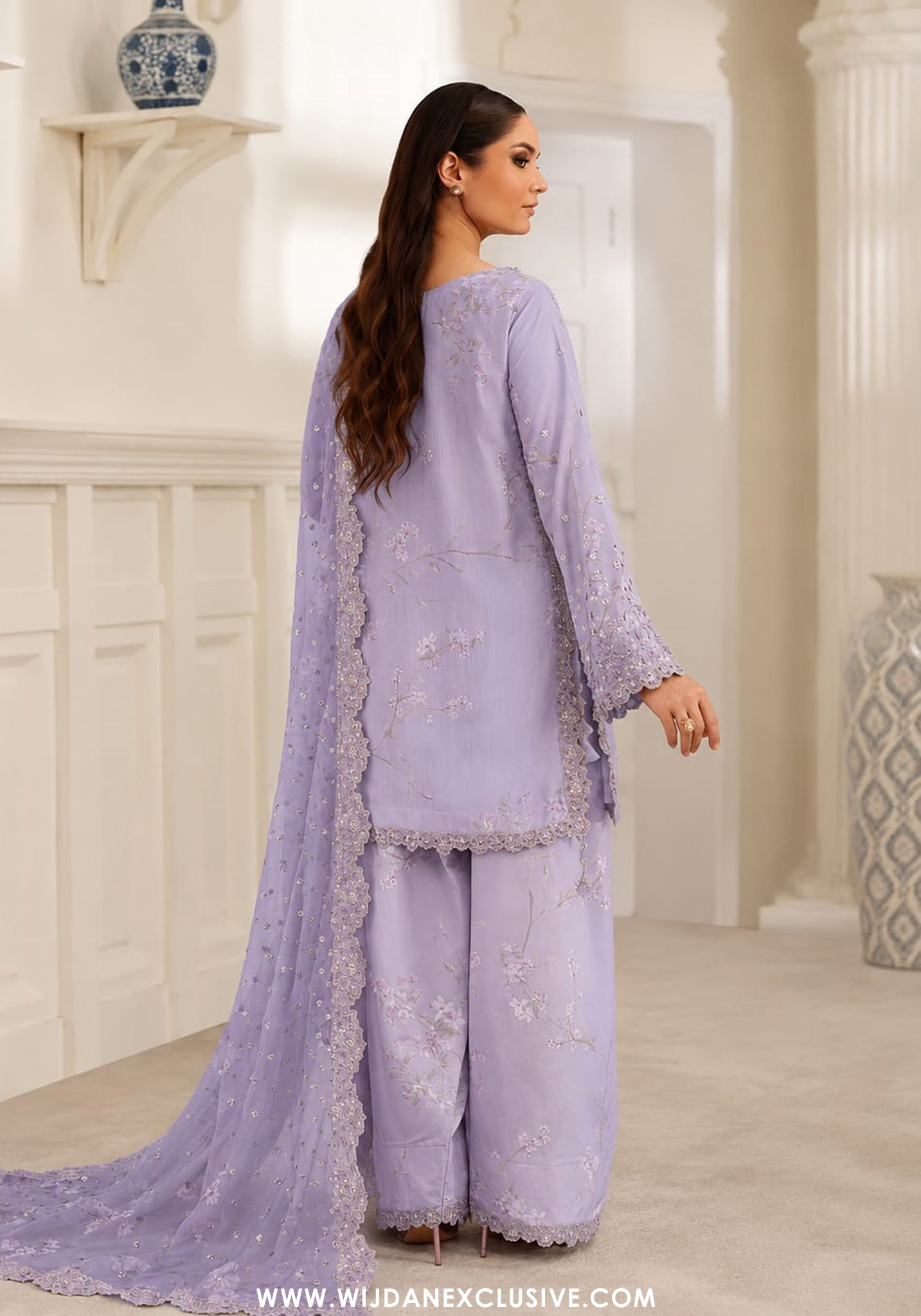 La'Royale by Wijdan | Stitched Print Formal Raw Silk Collection - 2026 (D-02)