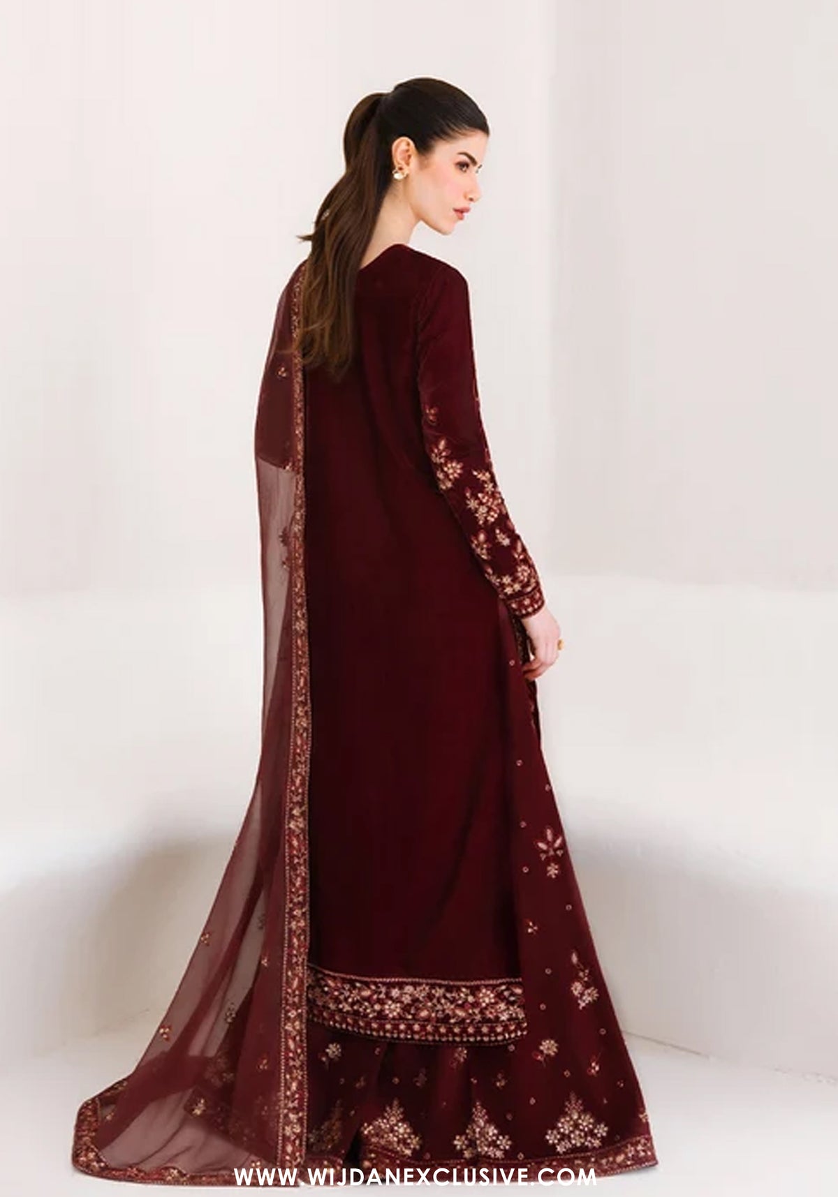 The Velvet Affair by Emaan Adeel | Unstitched Formal Embroidered Collection'26 (CORINNE)