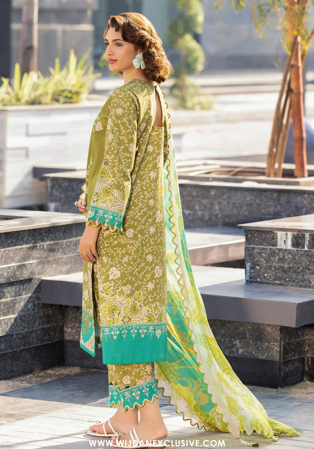Combination by Charizma | Unstitched Embroidered Lawn Collection Vol - I (CC6-07)