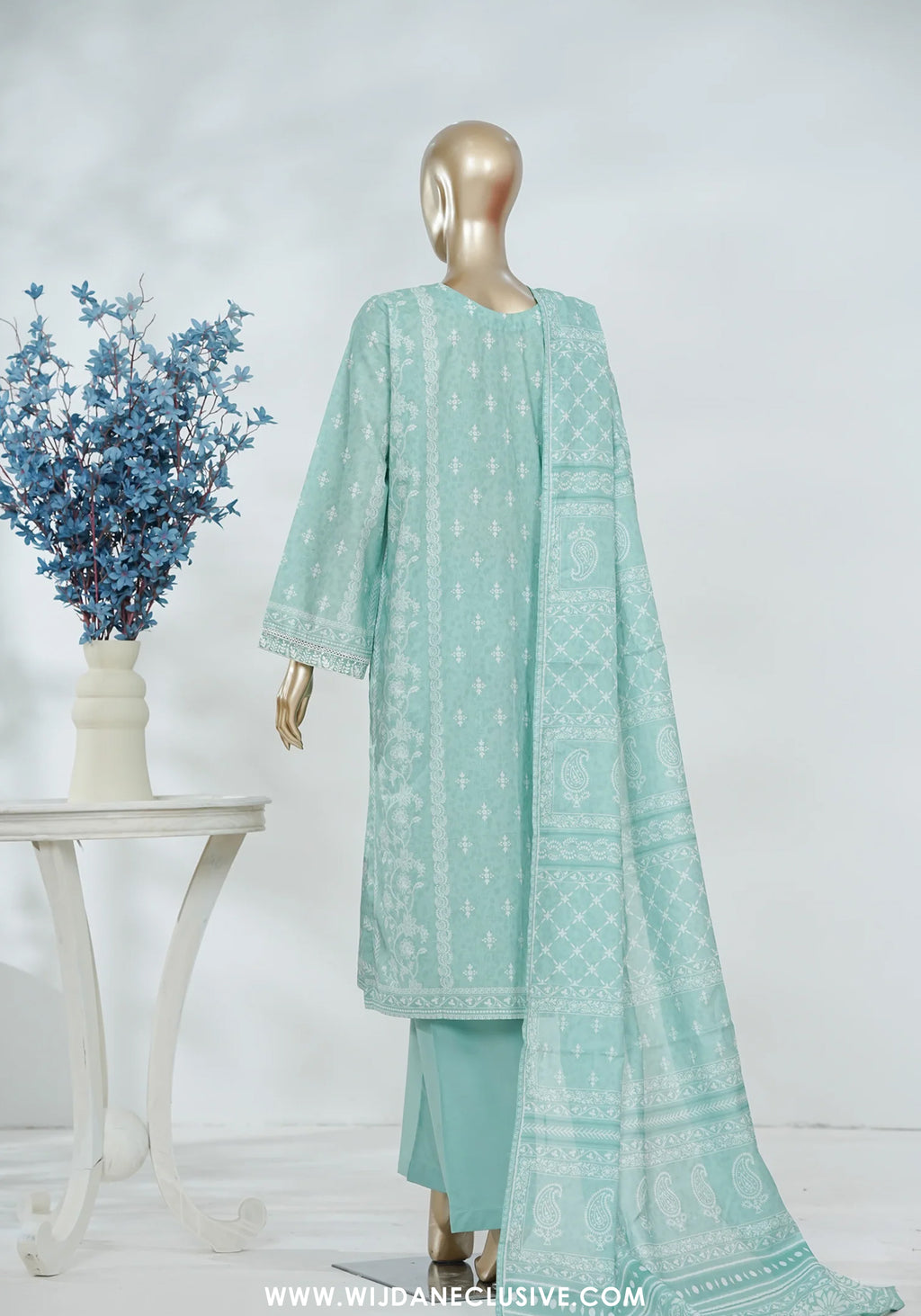 Bin Saeed Stitched Exclusive Printed Lawn Vol-VI Collection - 2026 (D-09)