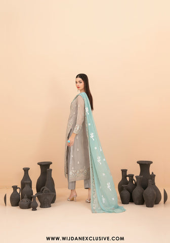 Saiyaara by Tawakkal | Semi-Stitched Fancy Embroidered Chiffon Collection - 2025 D-4230