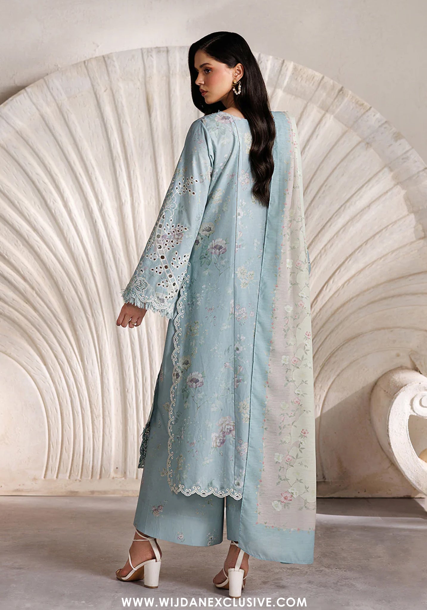 Iznik Unstitched Embroidered Festive Lawn Collection - 2026 (IBE-10)