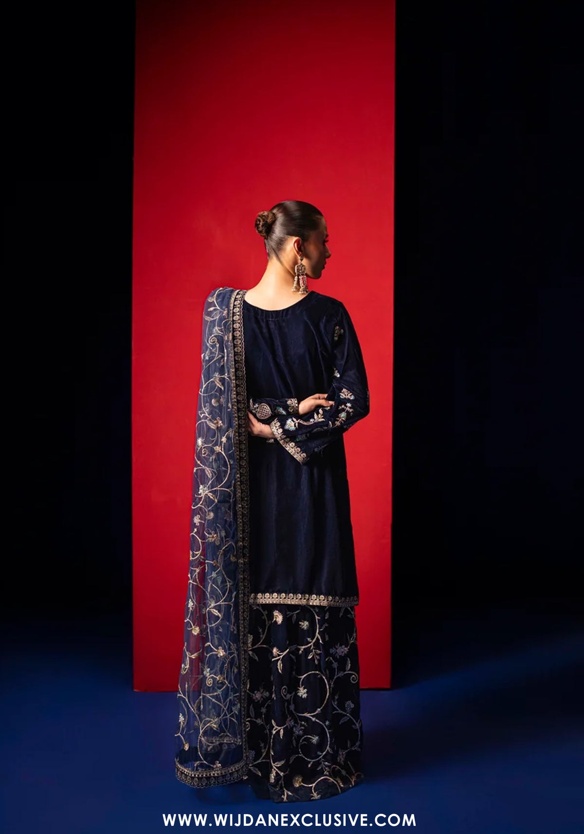 Makhmal by Guzel | Stitched Embroidered Velvet Collection - 2026 (FALAK)