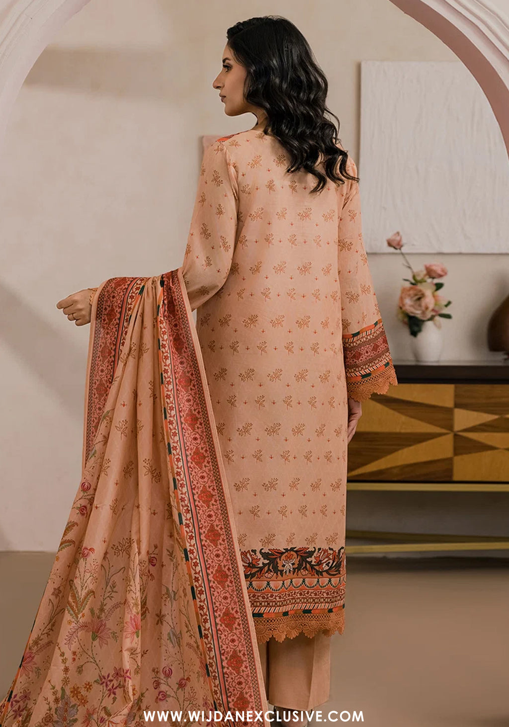 Zellbury Unstitched 3pc Digital Printed Lawn Collection - 2026 (WUS-1010)