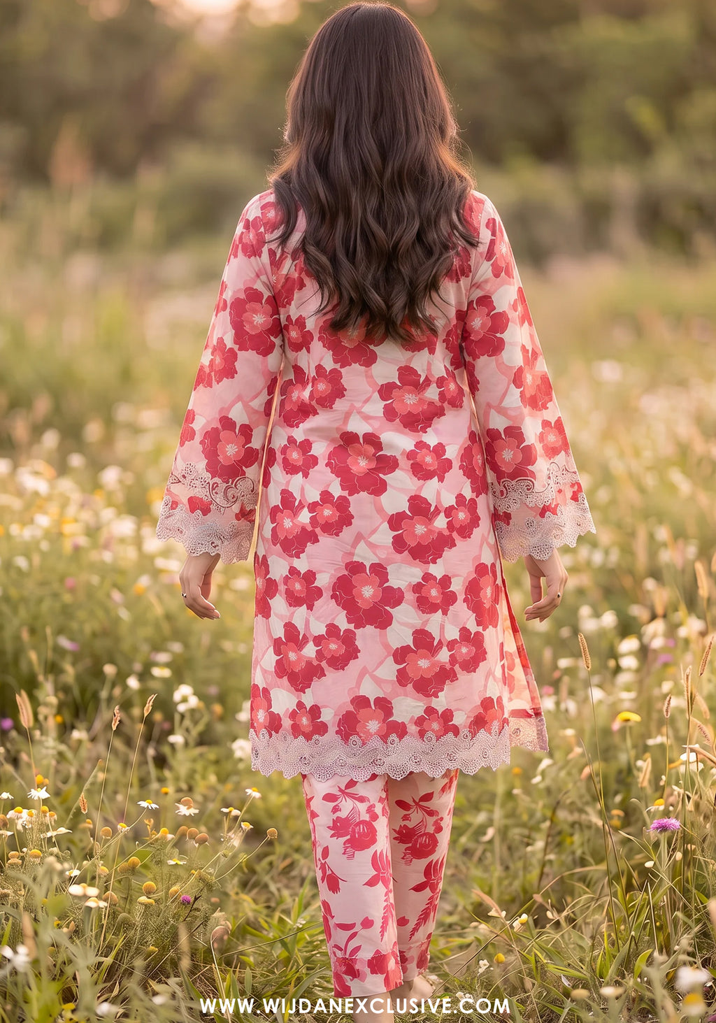 Summer Essentials by Amna khadija | 2pc Emb Co-ords Set Collection'26 (D-02)