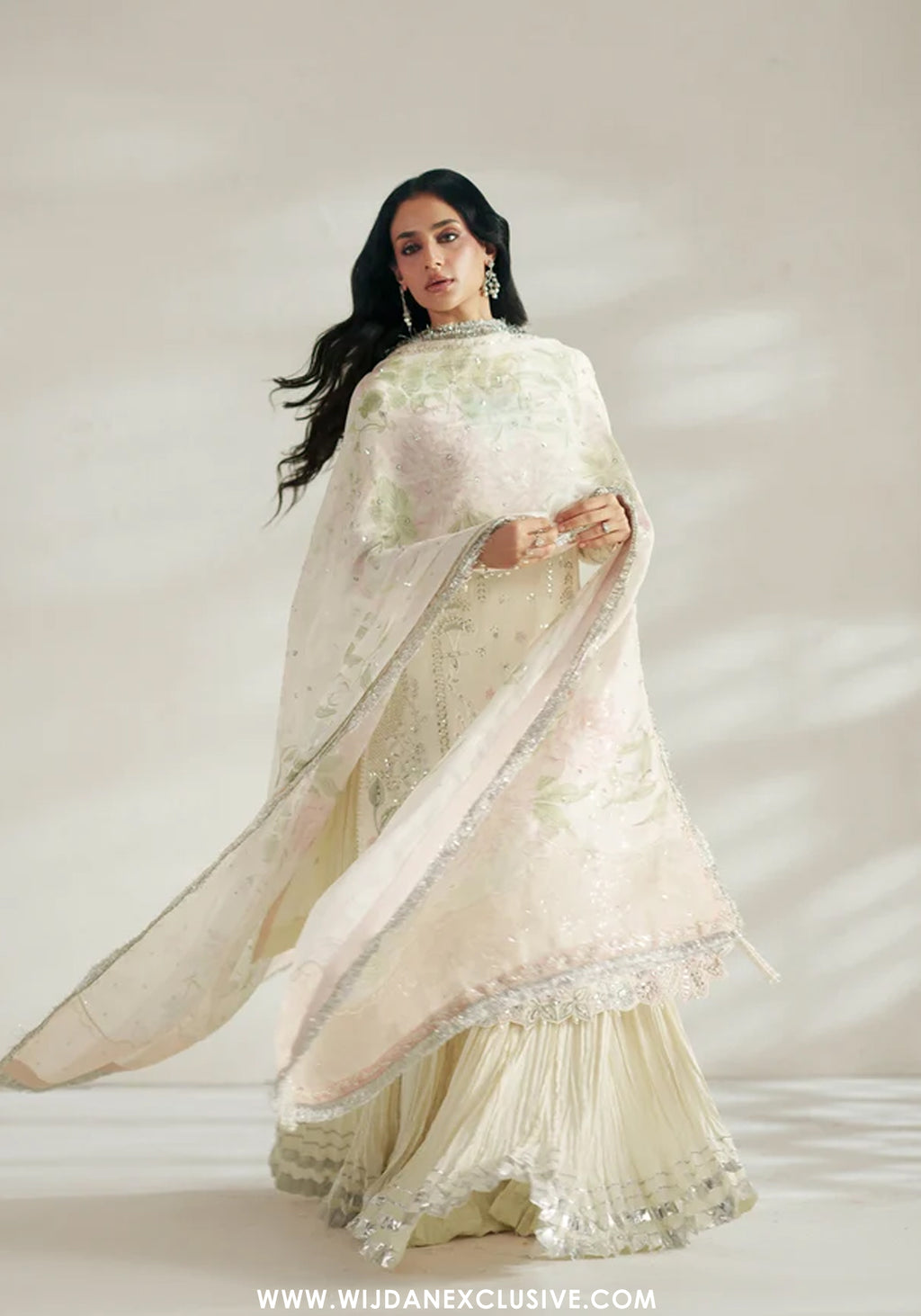 Vera Unstitched Embroidered Festive Formal Collection'26 (Chand Ivory Shirt Set)