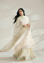 Vera Unstitched Embroidered Festive Formal Collection'26 (Chand Ivory Shirt Set)