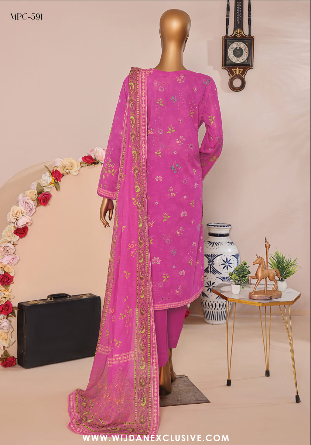HZ Magic Unstitched Printed Lawn Collection Vol-02 MPC-02