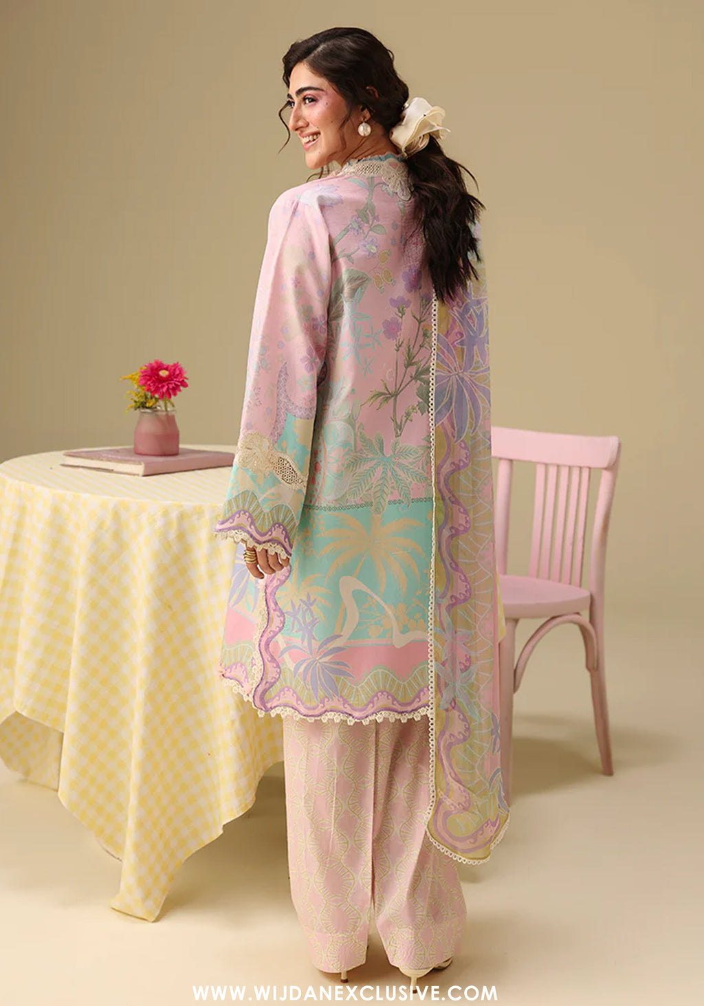 Soleil by Mushq | Unstitched Printed & Embroidered Lawn Collection - 2026 (HONEY PETAL)