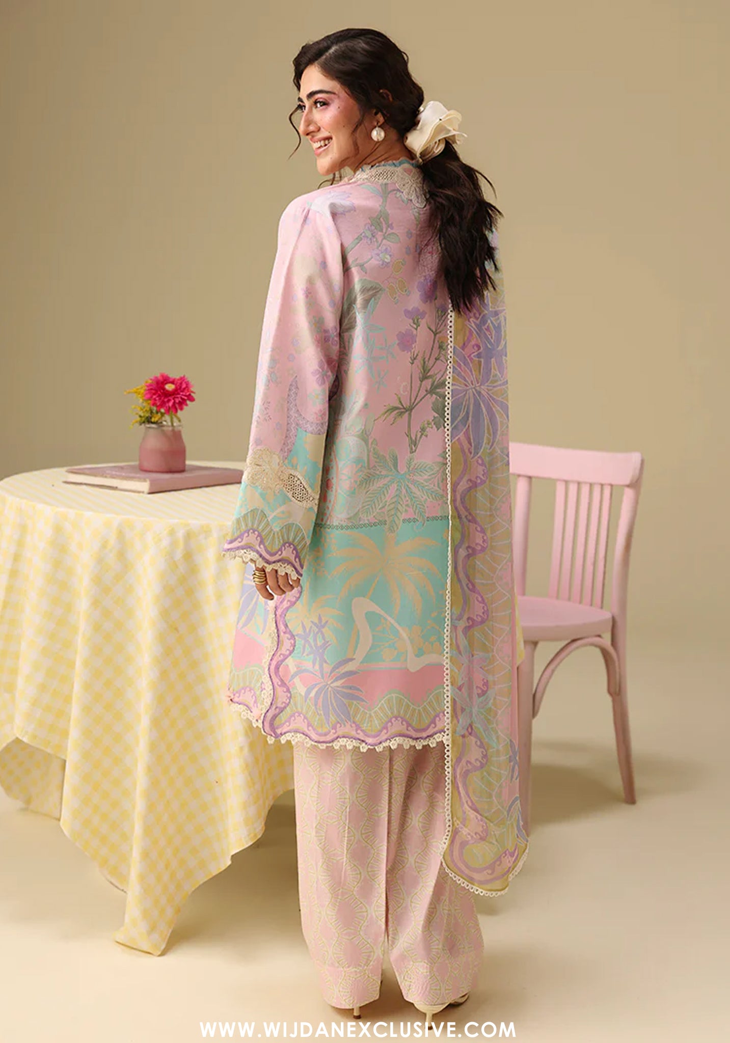 Soleil by Mushq | Unstitched Printed & Embroidered Lawn Collection - 2026 (HONEY PETAL)